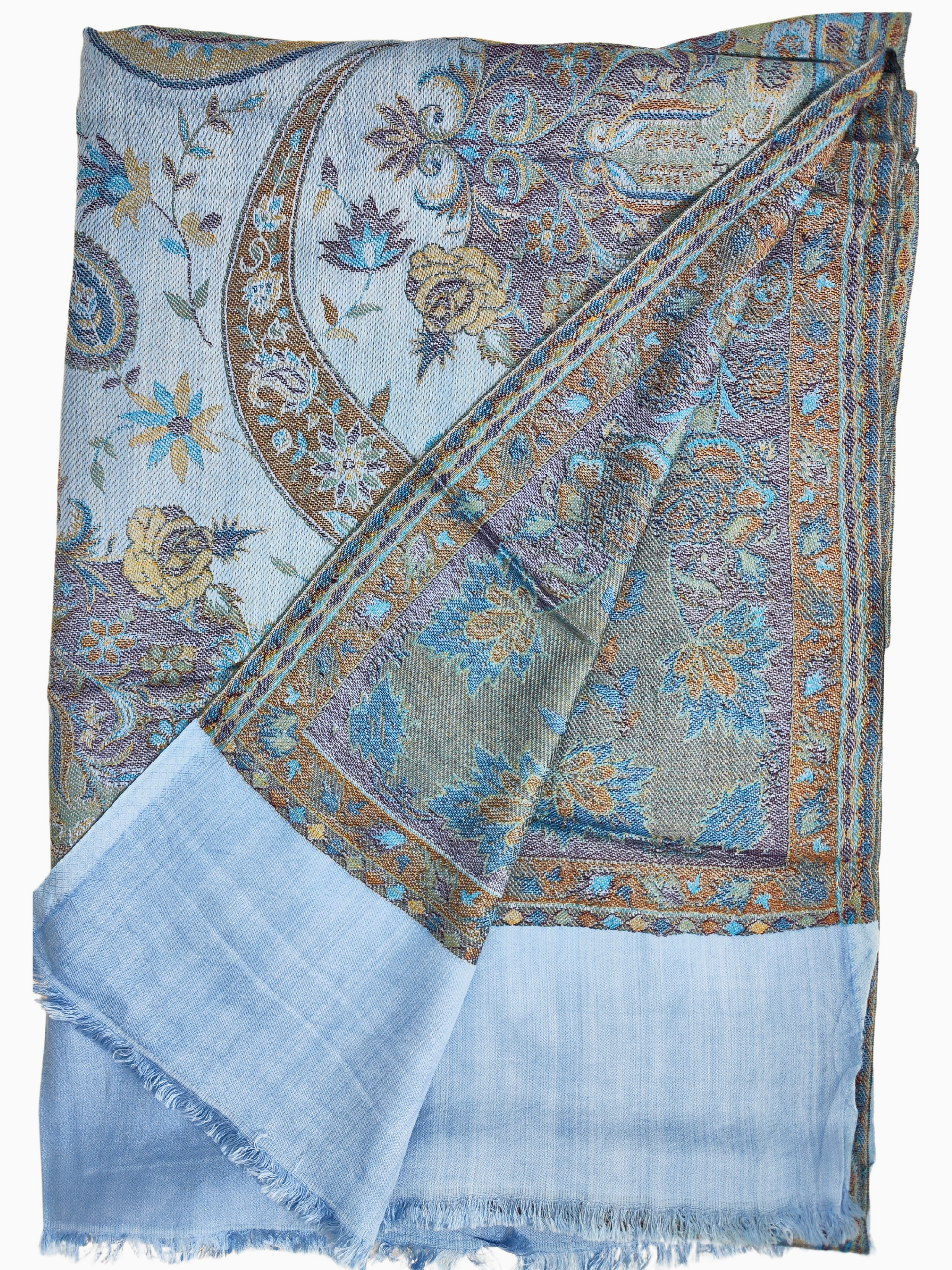 Scialle di pashmina blu con motivo paisley e frange
Scialle in pashmina blu con disegno paisley, un lussuoso scialle in pashmina blu con disegno paisley, realizzato con una miscela di pashmina, lana e seta. Boho, Kashmir, Cashmere, Regalo, Natale, Inverno, Caldo