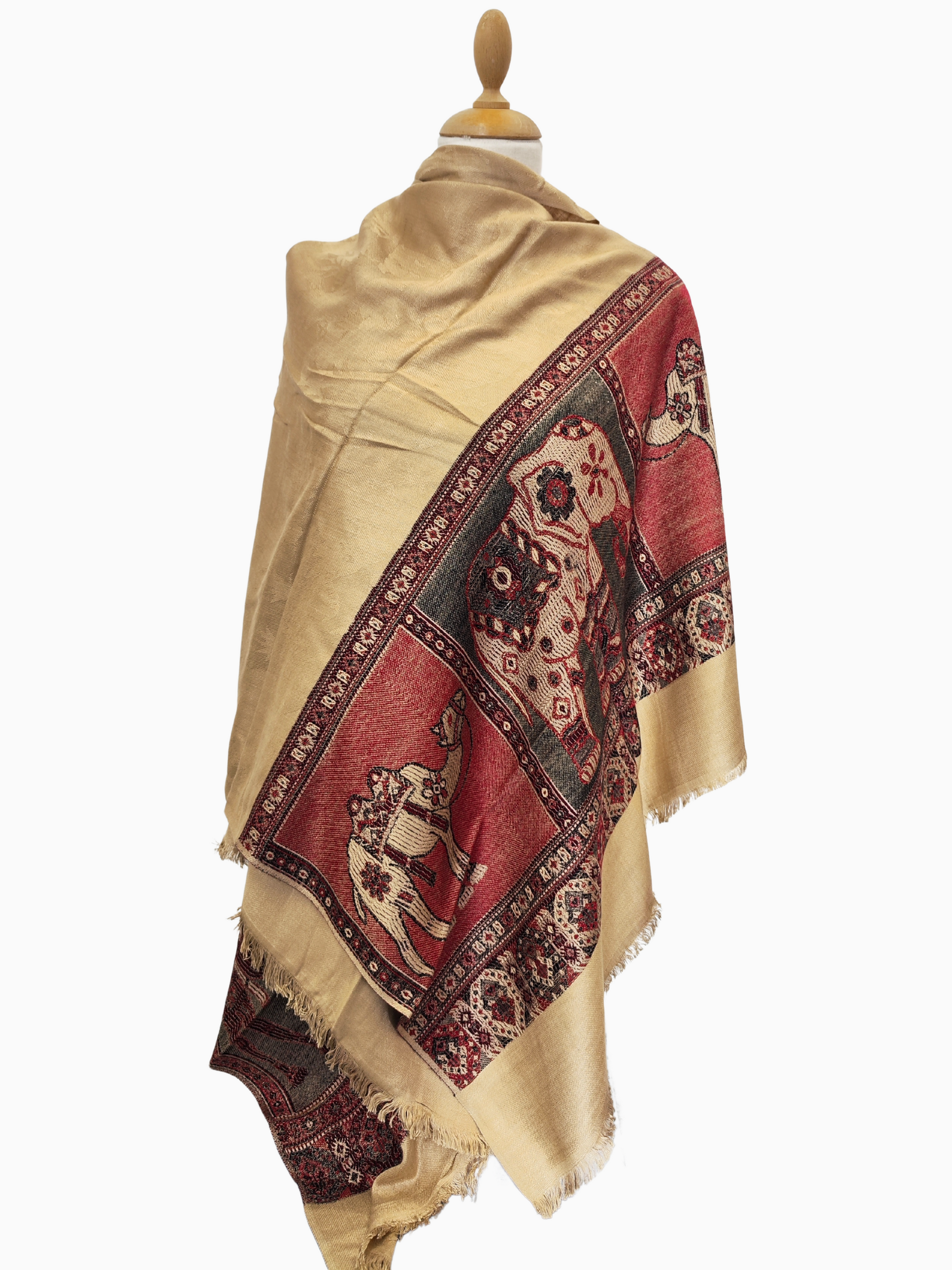 camel shawl, elephant shawl, heritage wrap, Indian ethnic scarf, boho festival shawl, golden beige shawl, handmade gift scarf, artisan fashion, winter wrap, unisex ethnic scarf, slow fashion
Kamel Schal, Elefanten Schal, Heritage Tuch, Indischer Ethno Schal, Boho Festival Schal, goldbeiger Schal, handgemachtes Geschenk Tuch, Kunsthandwerk Mode, Winter Umschlagtuch, Unisex Ethno Schal, Slow Fashion